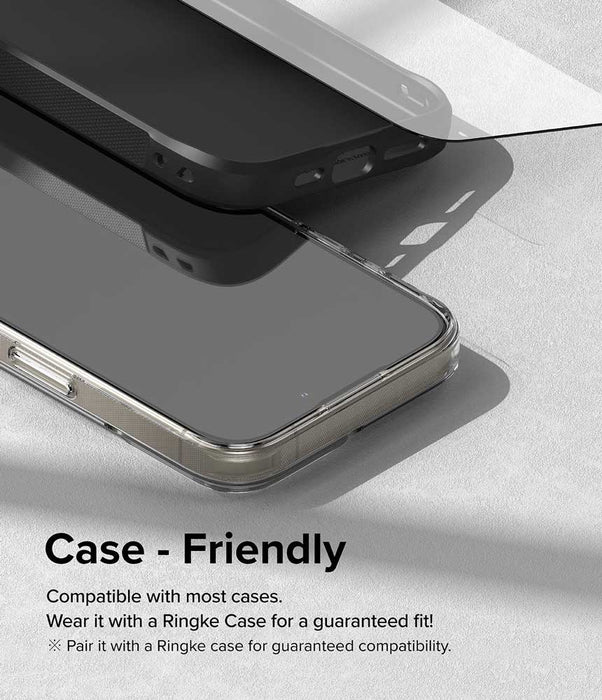 Protector de Pantalla Vidrio Ringke Easy Slide iPhone 15 Pro (Instalador) 2 UND