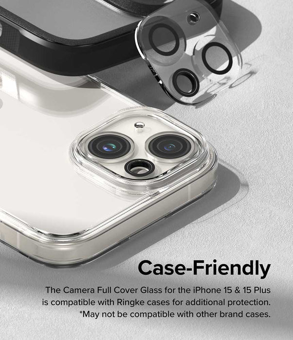 Protector de Cámara Ringke Full Cover Glass iPhone 15 / 15 Plus (2 und)