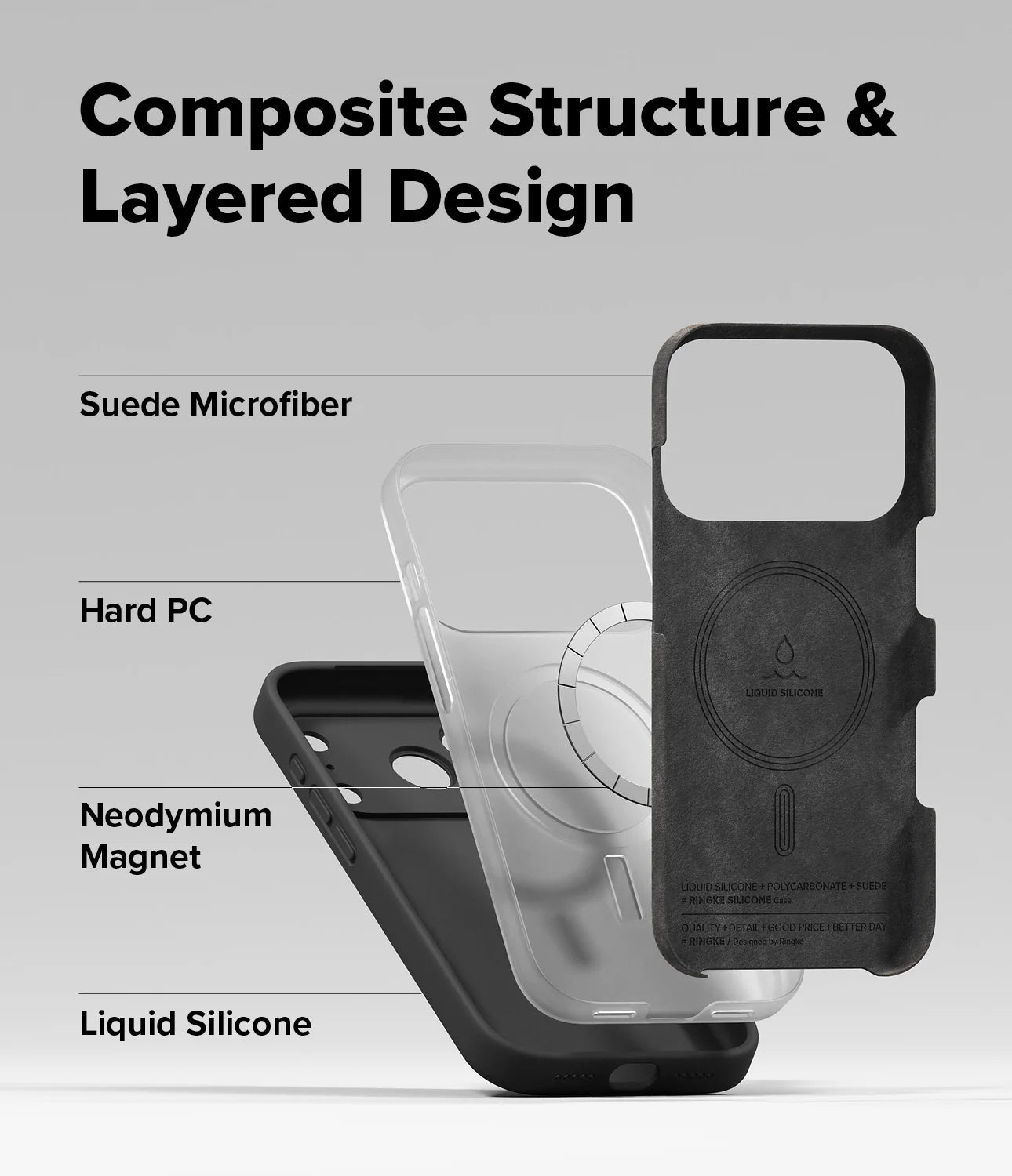 Case Ringke Silicone Magnetic iPhone 17 Pro Max (MagSafe)