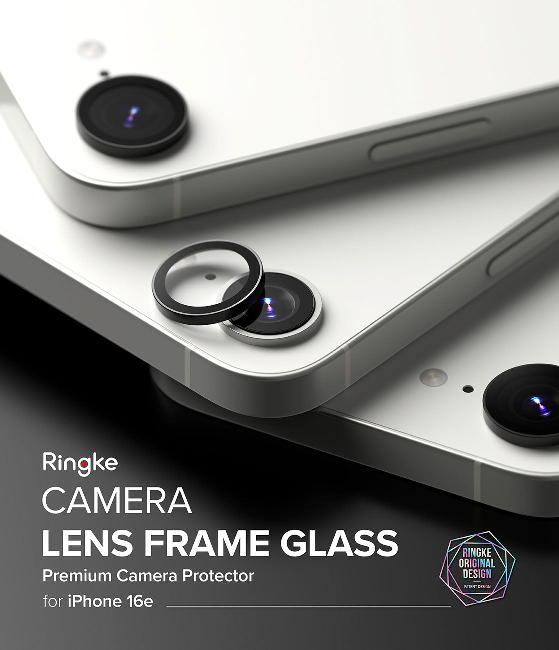 Protector de Cámara Ringke Lens Frame iPhone 16e (2 Pack)