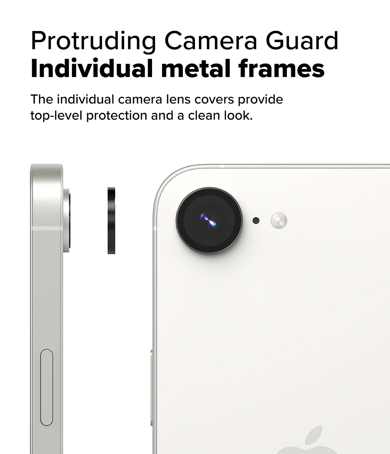 Protector de Cámara Ringke Lens Frame iPhone 16e (2 Pack)