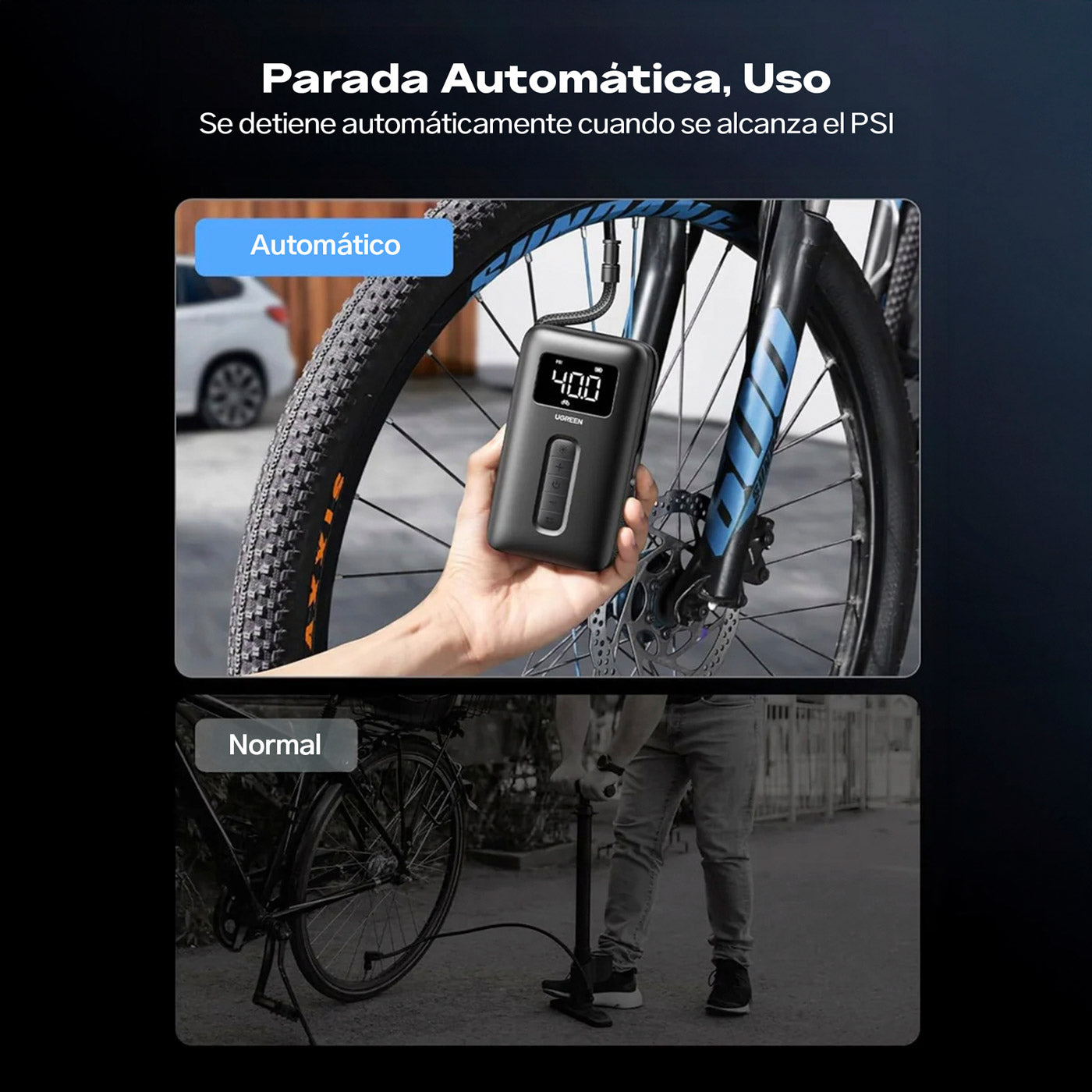 Inflador de Neumáticos Portátil UGREEN (CD259 / 15951)