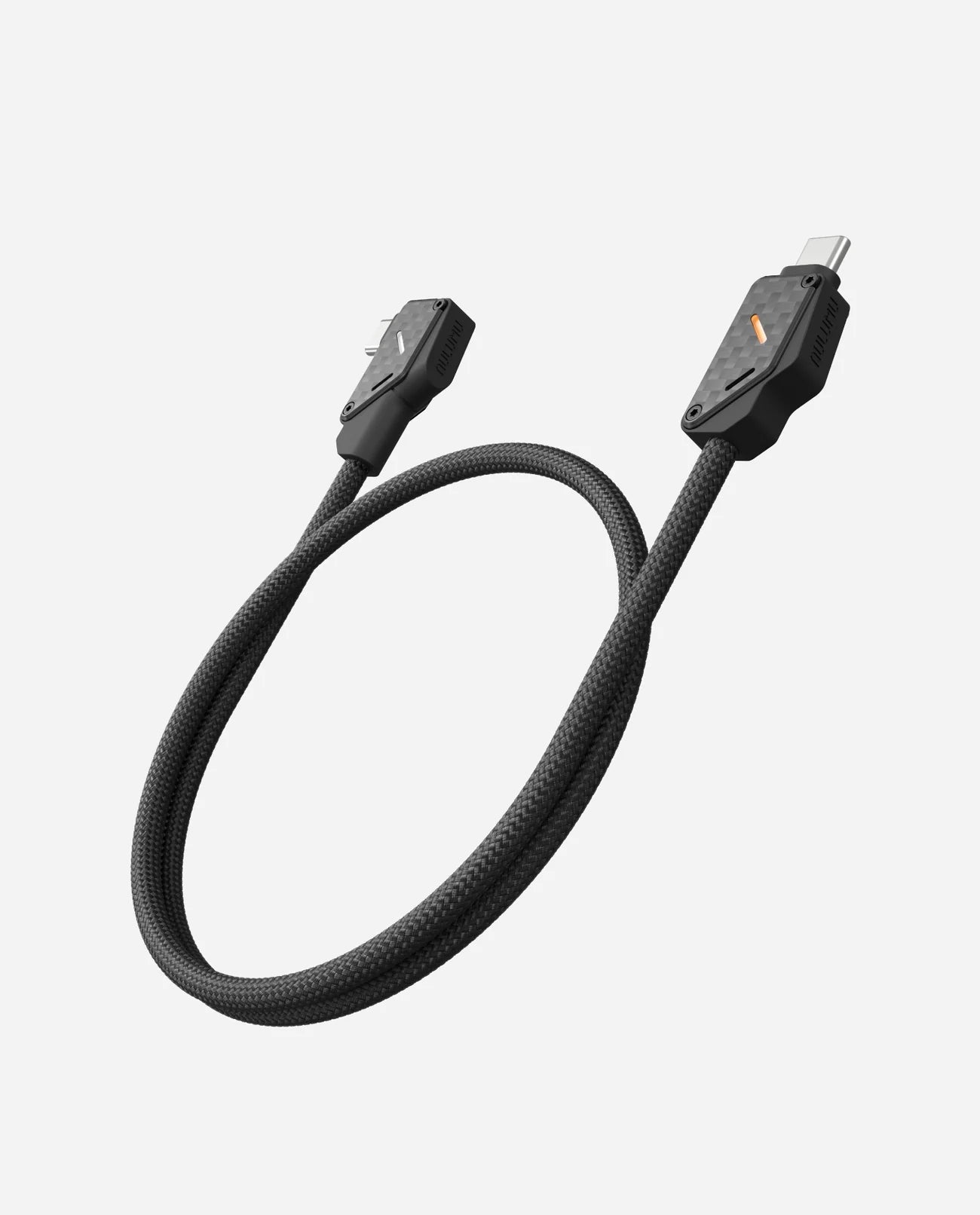 Cargador Aulumu Carga Rápida 240W Trenzado Nylon Carbon Fiber Tipo C a C