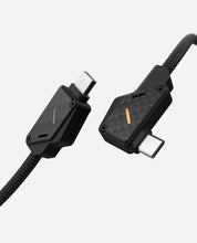 Cargador Aulumu Carga Rápida 240W Trenzado Nylon Carbon Fiber Tipo C a C