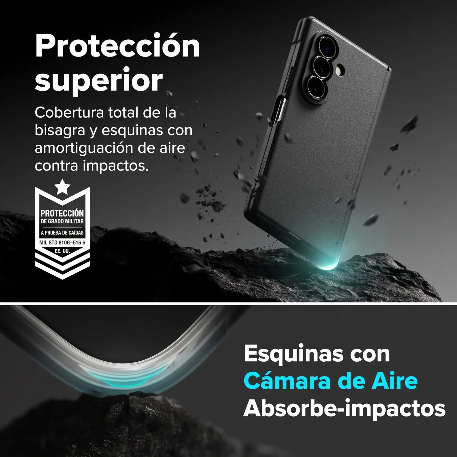 Case Ringke Onyx Flap Magnetic para Galaxy Z Fold 8 Ultra