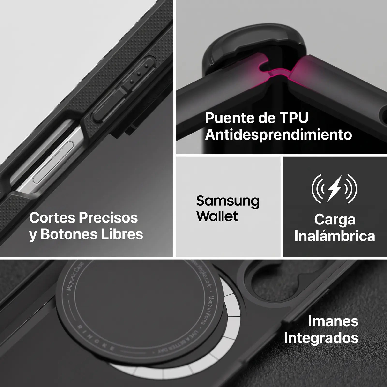 Case Ringke Onyx Flap Magnetic para Galaxy Z Fold 8 Ultra