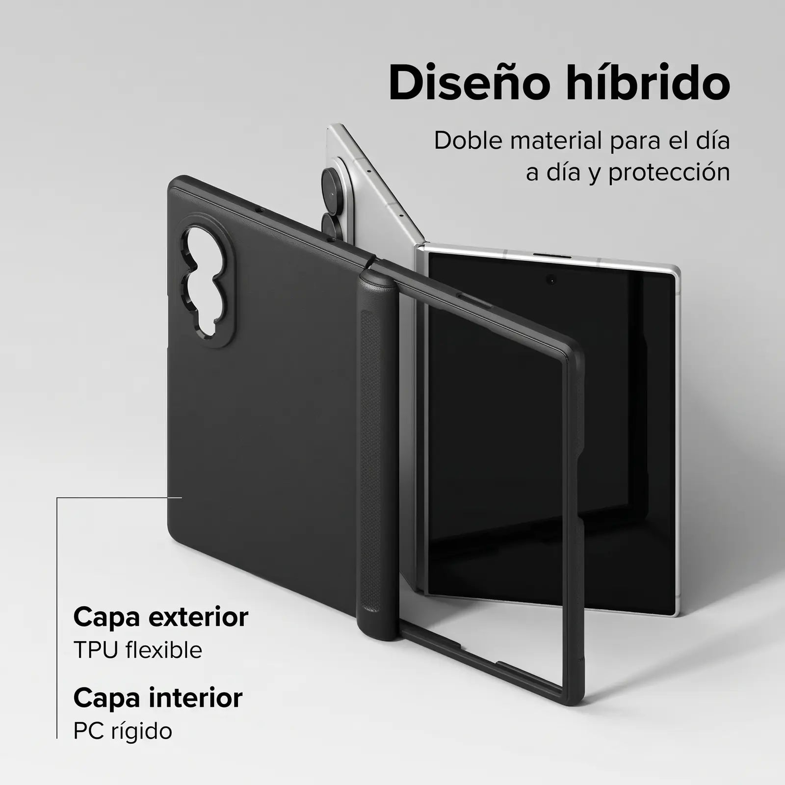 Case Ringke Onyx Flap Magnetic Galaxy Z Fold 8 con MagSafe