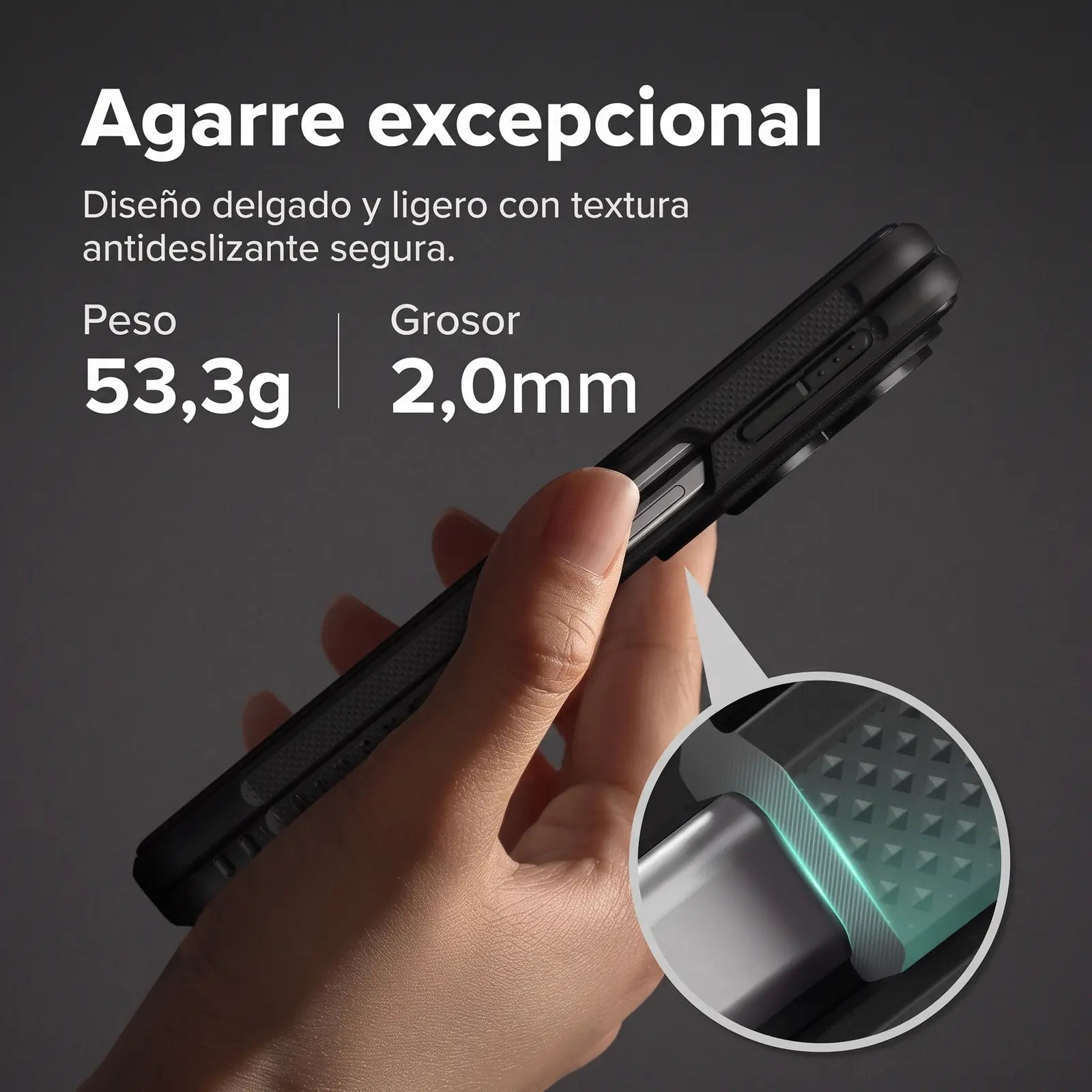 Case Ringke Onyx Flap Magnetic Galaxy Z Fold 8 con MagSafe