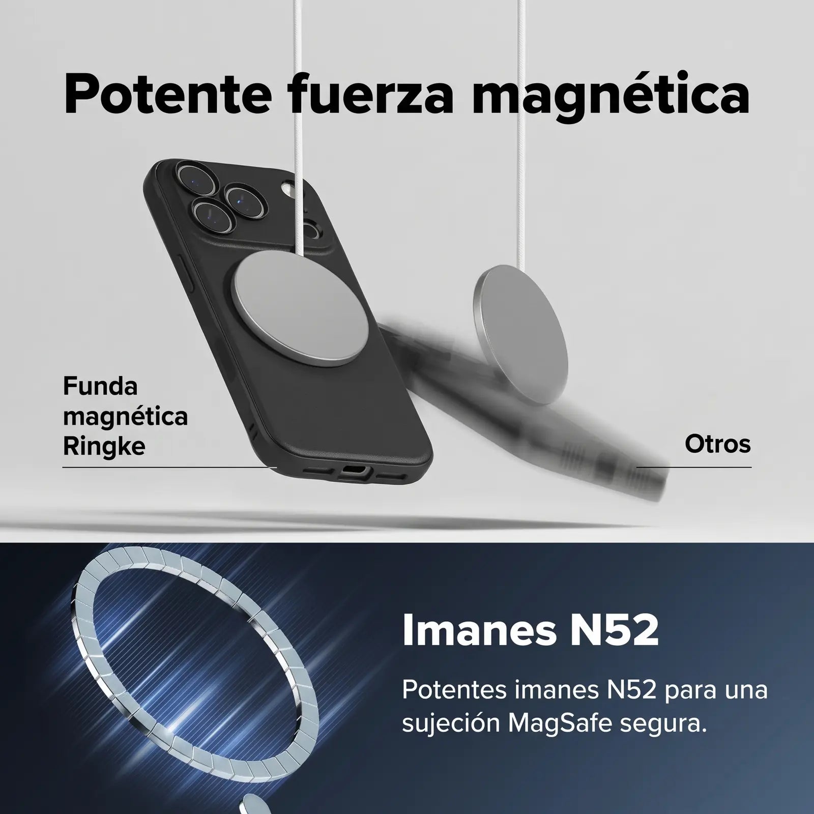 Case iPhone 18 Pro Ringke Onyx Magnetic MagSafe Negro