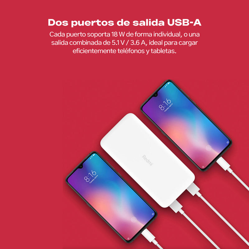 Power Bank Xiaomi Mi Redmi 20000 Mah 18W - OUTLET