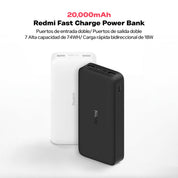 Power Bank Xiaomi Mi Redmi 20000 Mah 18W - OUTLET