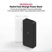 Power Bank Xiaomi Mi Redmi 20000 Mah 18W OPENBOX