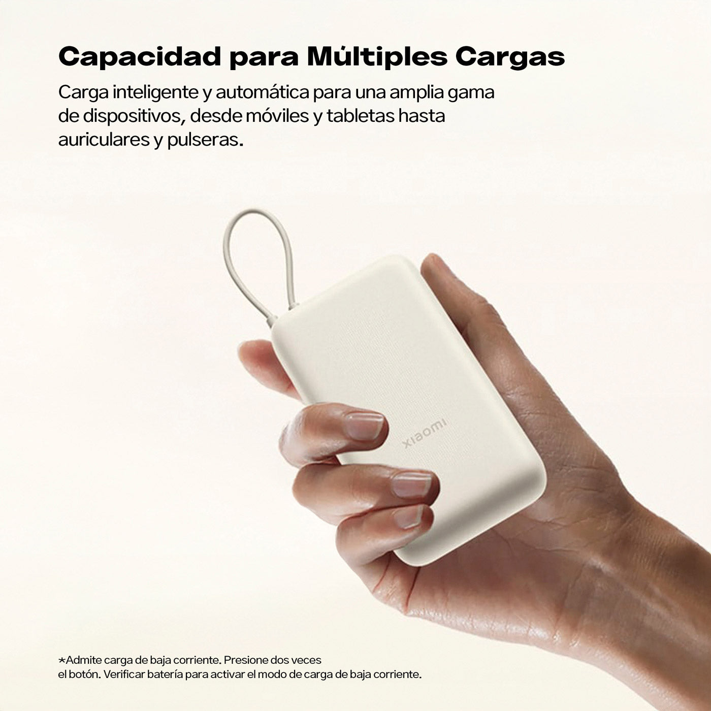 Xiaomi 33W Power Bank 20000mAh (Cable Integrado)
