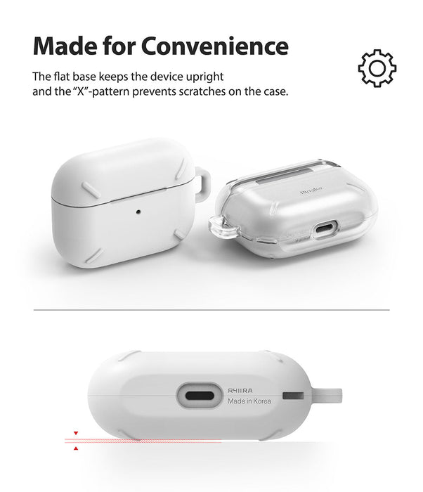 Case Ringke Lanyered Airpods Pro - Matte Clear (OUTLET)