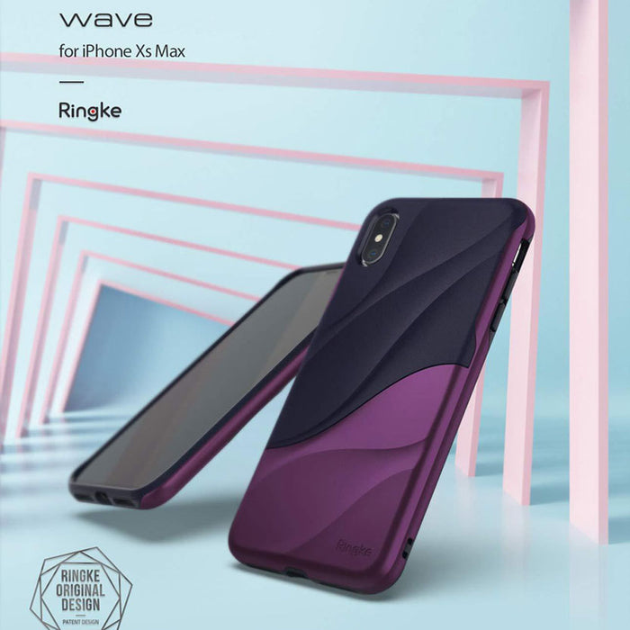 Case Ringke Wave iPhone Xs Max - Metallic Purple (OUTLET)