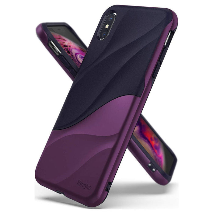 Case Ringke Wave iPhone Xs Max - Metallic Purple (OUTLET)