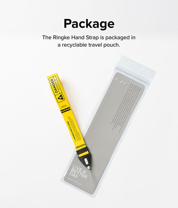 Correa Ringke Design Hand Strap - Danger Yellow