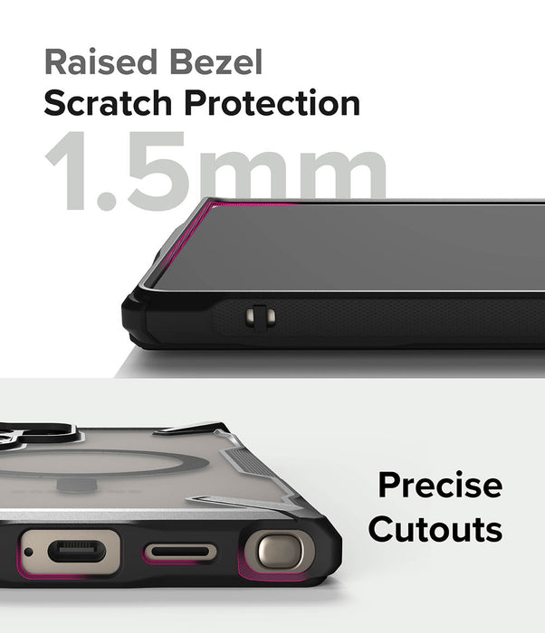 Case Ringke Fusion X Magnetic Galaxy S24 Ultra (MagSafe) - Matte Black