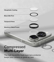 Protector de Cámara Ringke Lens Frame Galaxy S25 Edge (2 Pack)