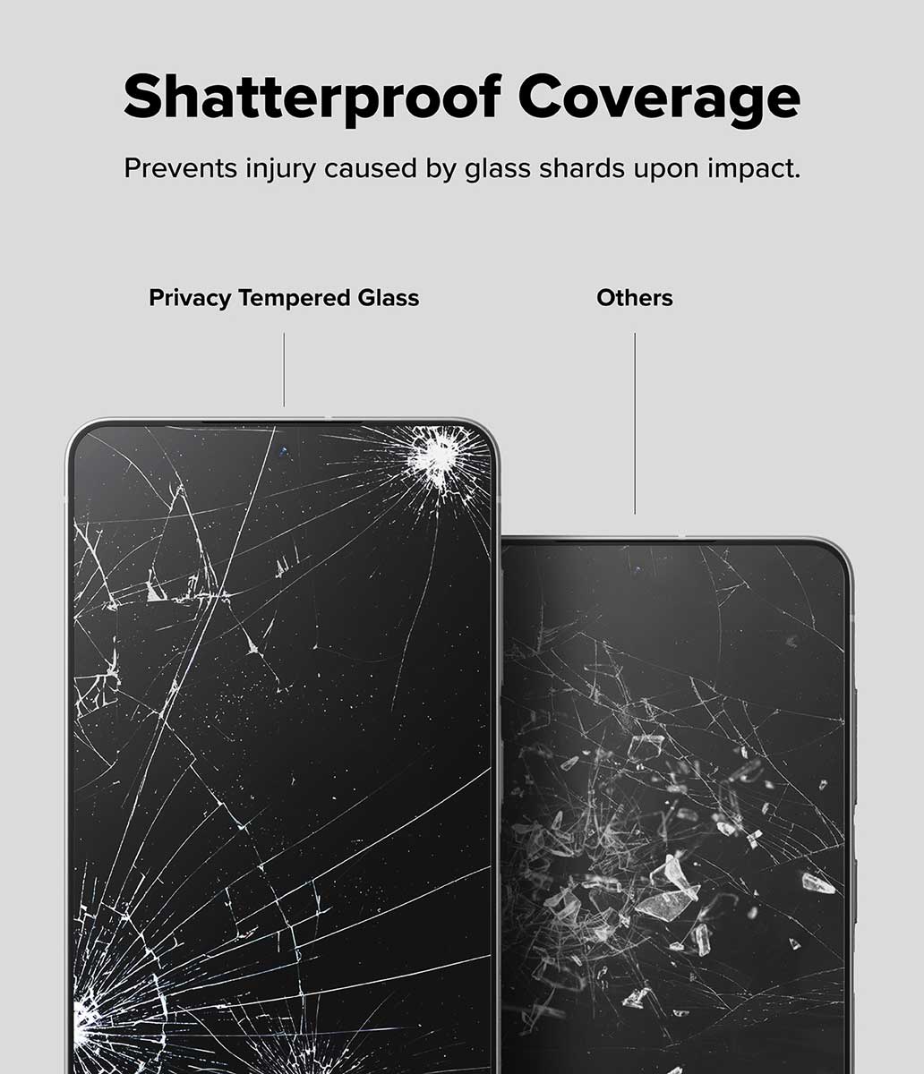 Protector de Pantalla Vidrio Ringke Anti-espía Galaxy S25 Edge (Instalador) 2 UND