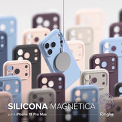 Funda Ringke Silicone Magnetic iPhone 18 Pro Max / 18 Pro Max Light Blue