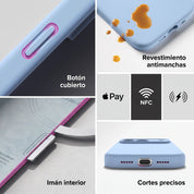 Funda Ringke Silicone Magnetic iPhone 18 Pro Max / 18 Pro Max Light Blue