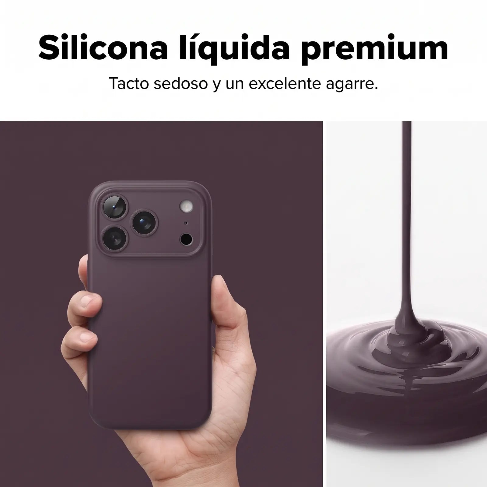  17 Pro Max Ringke Silicone Magnetic Dark Cherry