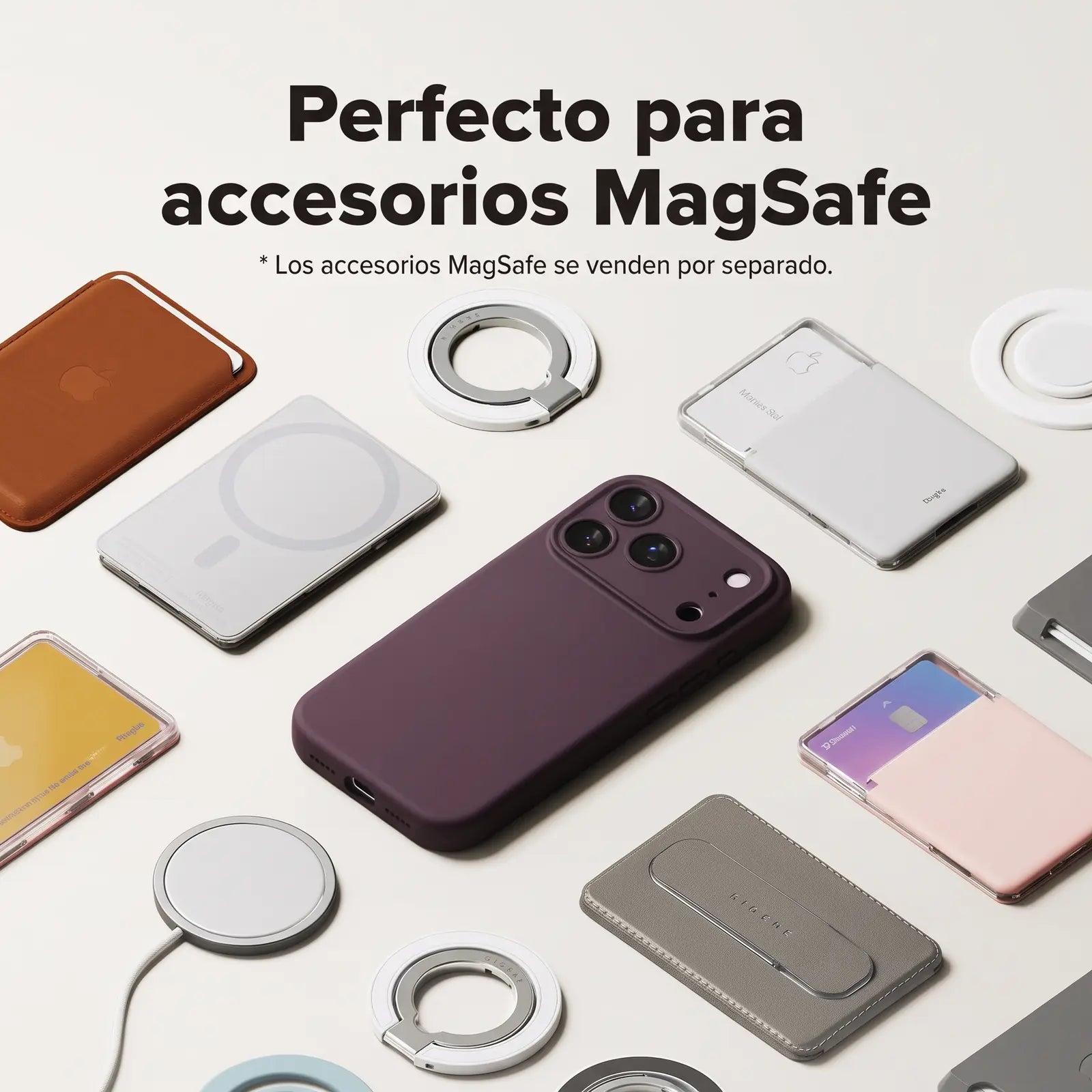 Case iPhone 18 Pro Max / 17 Pro Max Ringke Silicone Magnetic Dark Cherry