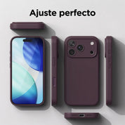 Case iPhone 18 Pro Max / 17 Pro Max Ringke Silicone Magnetic Dark Cherry