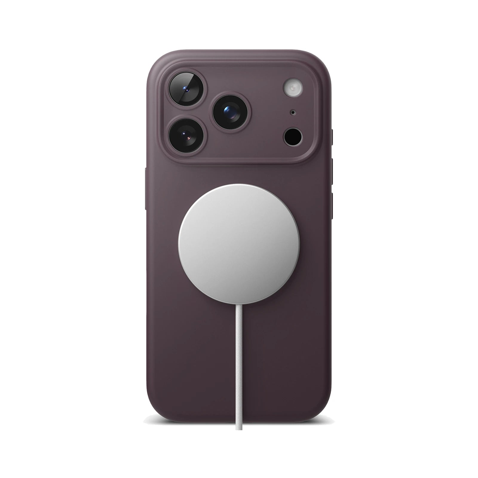  17 Pro Max Ringke Silicone Magnetic Dark Cherry