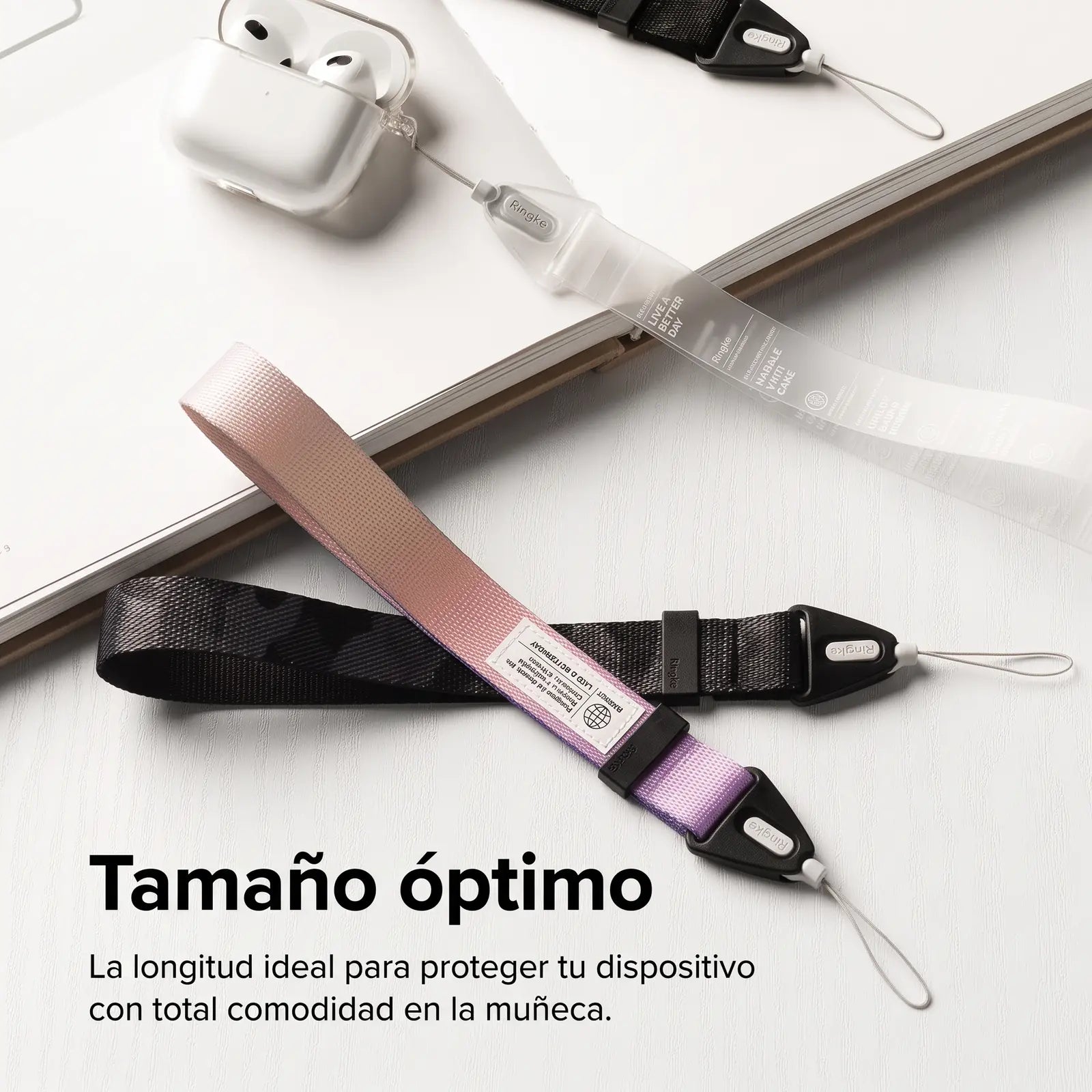 Ringke Hand Strap Basic Correa para Celular Camo Black
