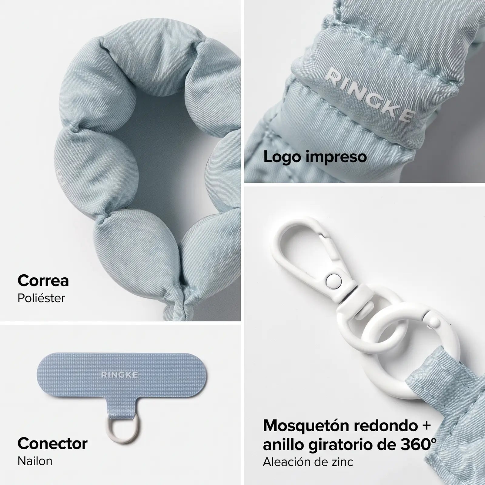 Ringke Holder Link Puffer Finger - Light Blue