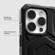 Case UAG Monarch Pro Kevlar® iPhone 16 Pro (MagSafe) - Black