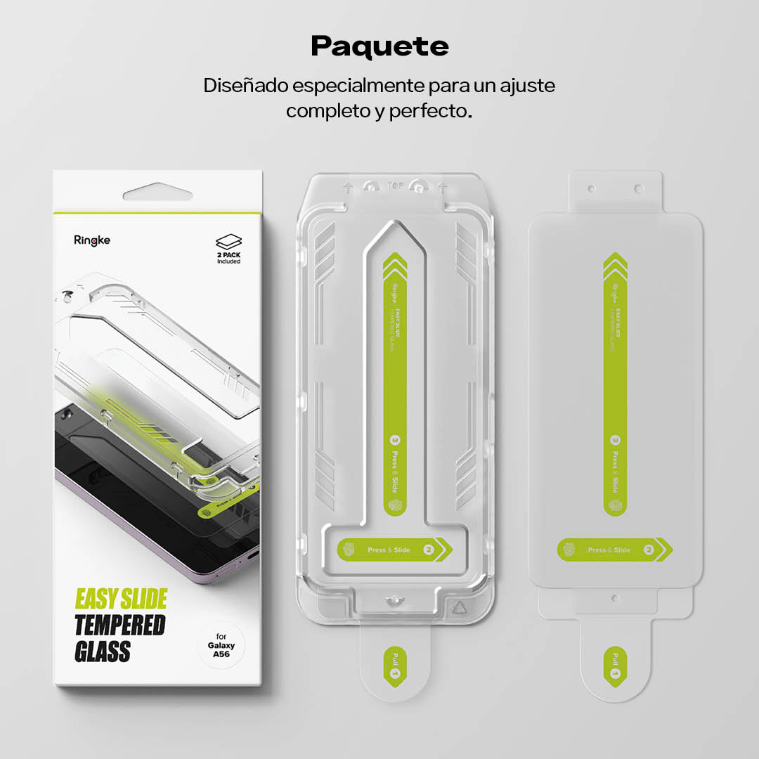 Protector de Pantalla Vidrio Ringke Easy Slide Galaxy A56 5G (2 UND)