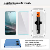 Protector de pantalla Spigen EZ FIT GLAS.tR Privacy Galaxy S25 Ultra (2 UND)