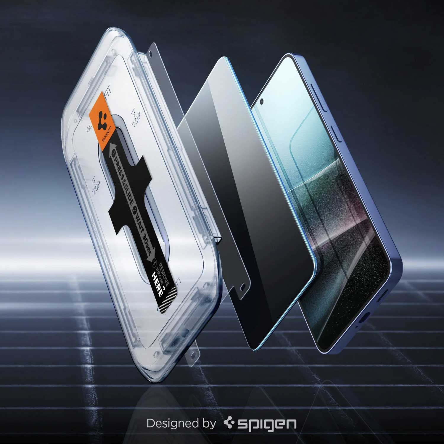 Protector de pantalla Spigen EZ FIT GLAS.tR Privacy Galaxy S25 Ultra (2 UND)