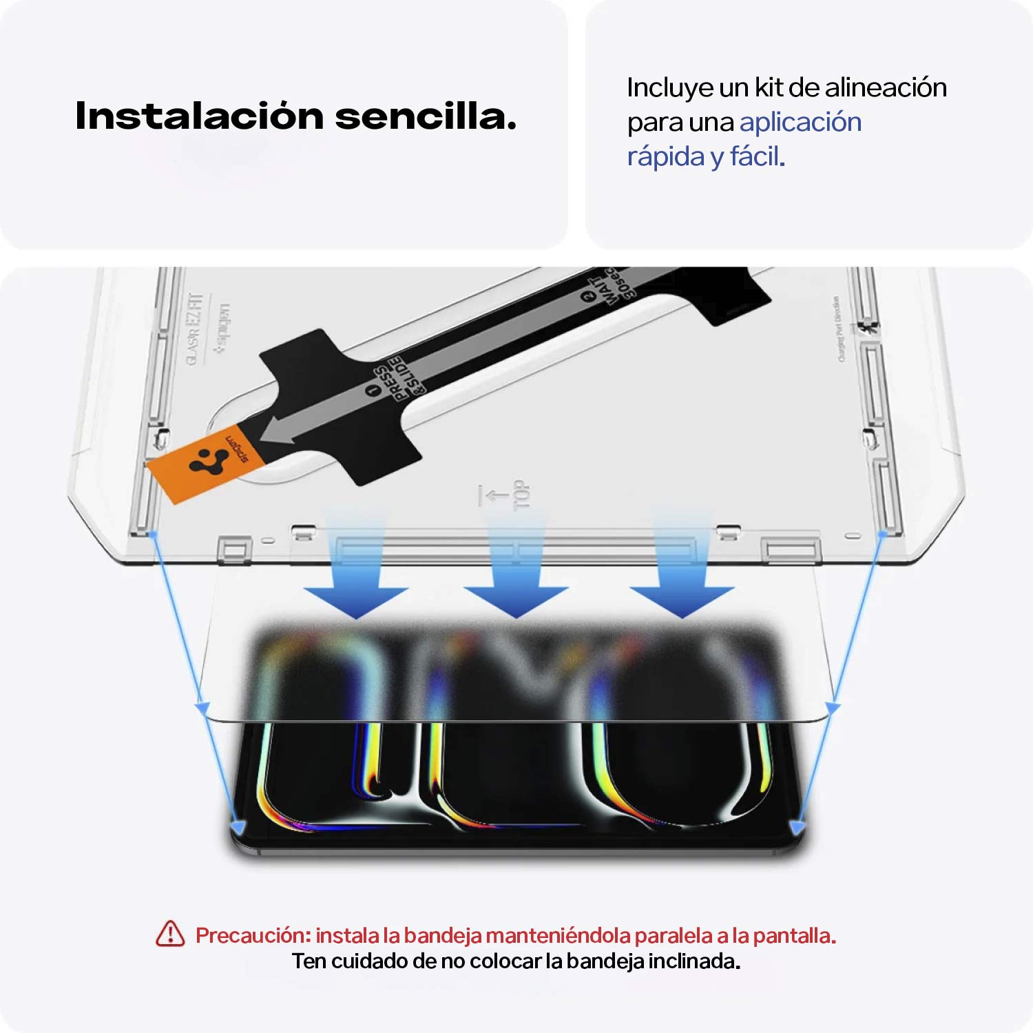 Protector de Pantalla Vidrio Spigen Paper Touch EZ Fit iPad Pro 11" M4 (2024)