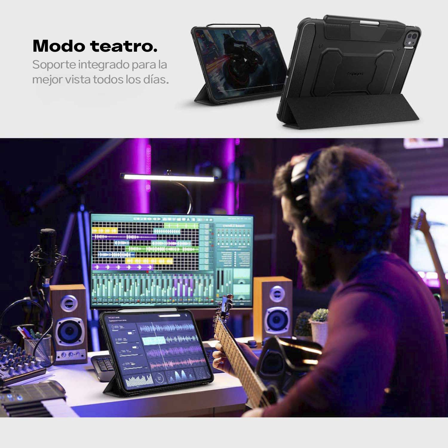 Case Spigen Rugged Armor Pro Smart iPad Pro 11" M4 (2024)