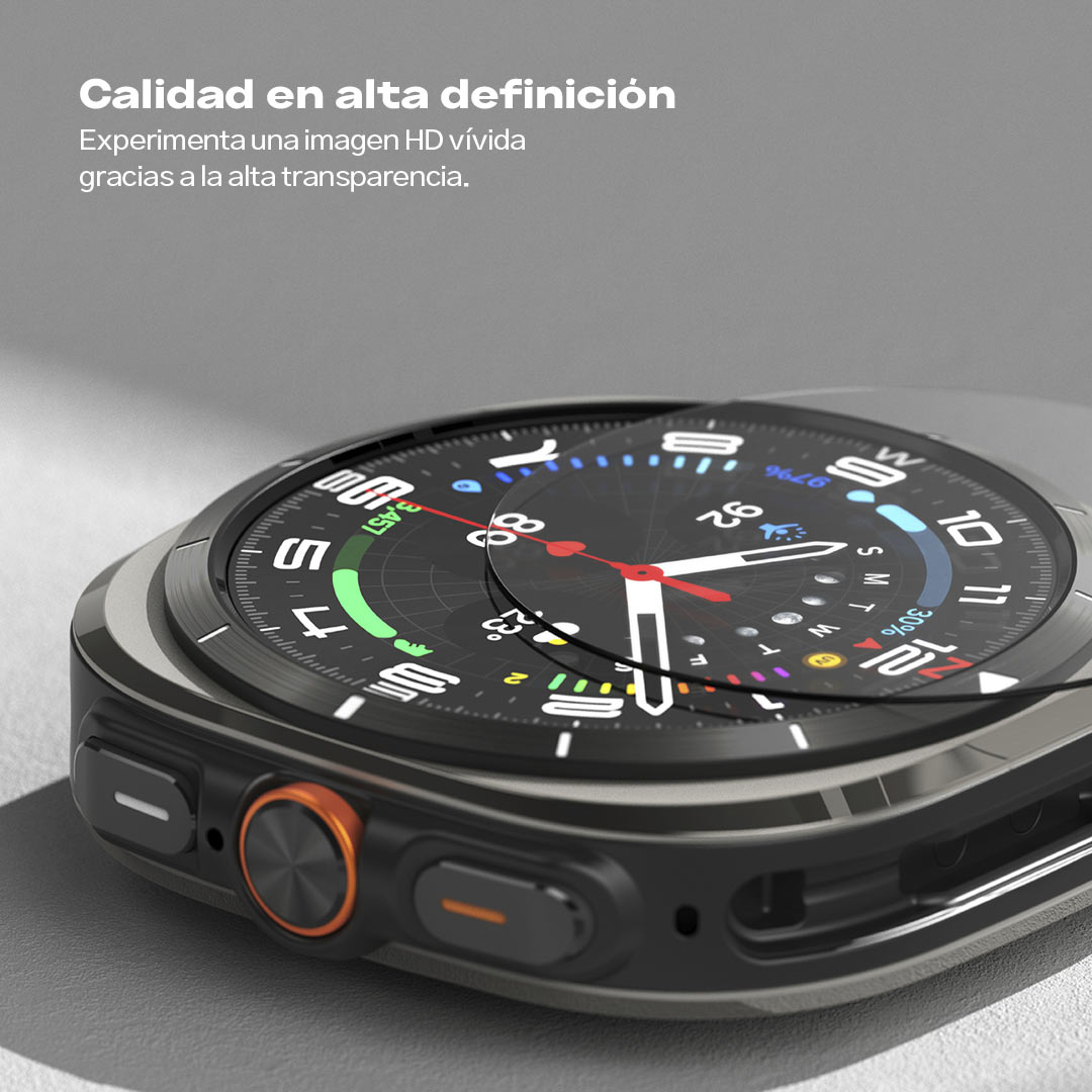 Case Ringke Bezel Styling Premium + Protector de Pantalla Vidrio Galaxy Watch Ultra (47mm)
