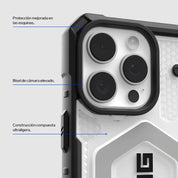 Case UAG Pathfinder Clear iPhone 16 Pro Max (MagSafe) - Ice
