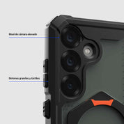 Case UAG Plasma XTE Galaxy S25 Plus (MagSafe) - Black / Orange