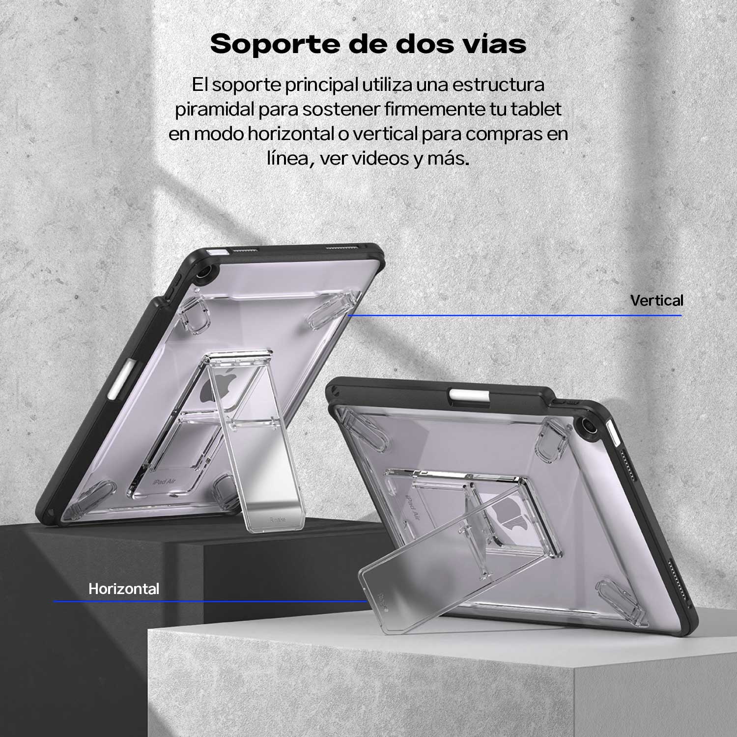Case Ringke Sketch Stand iPad Air 11" M3 (2025) / M2 (2024) / 10.9" (5th y 4th gen)