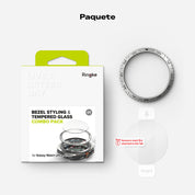 Case Ringke Bezel Styling + Protector de Pantalla Vidrio Galaxy Watch Ultra (47mm)