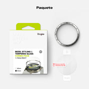 Case Ringke Bezel Styling + Protector de Pantalla Vidrio Galaxy Watch 7 (44mm)