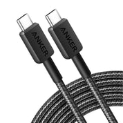 Cargador Anker 322 Carga Rápida 60W Trenzado Nylon Tipo C a C (1.8 Metros)