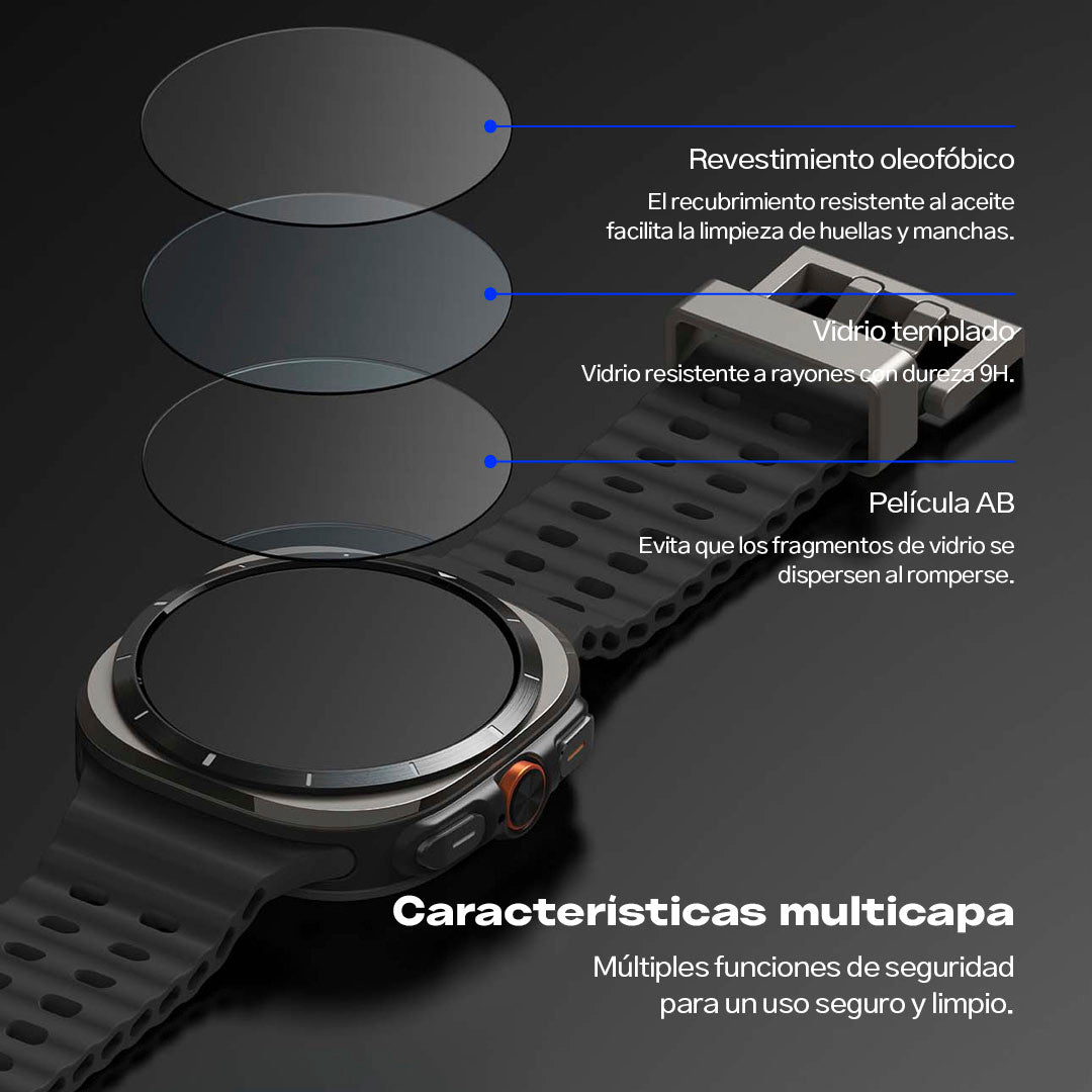 Protector de Pantalla Vidrio Ringke Galaxy Watch Ultra (49mm) / R10 - 4 UND