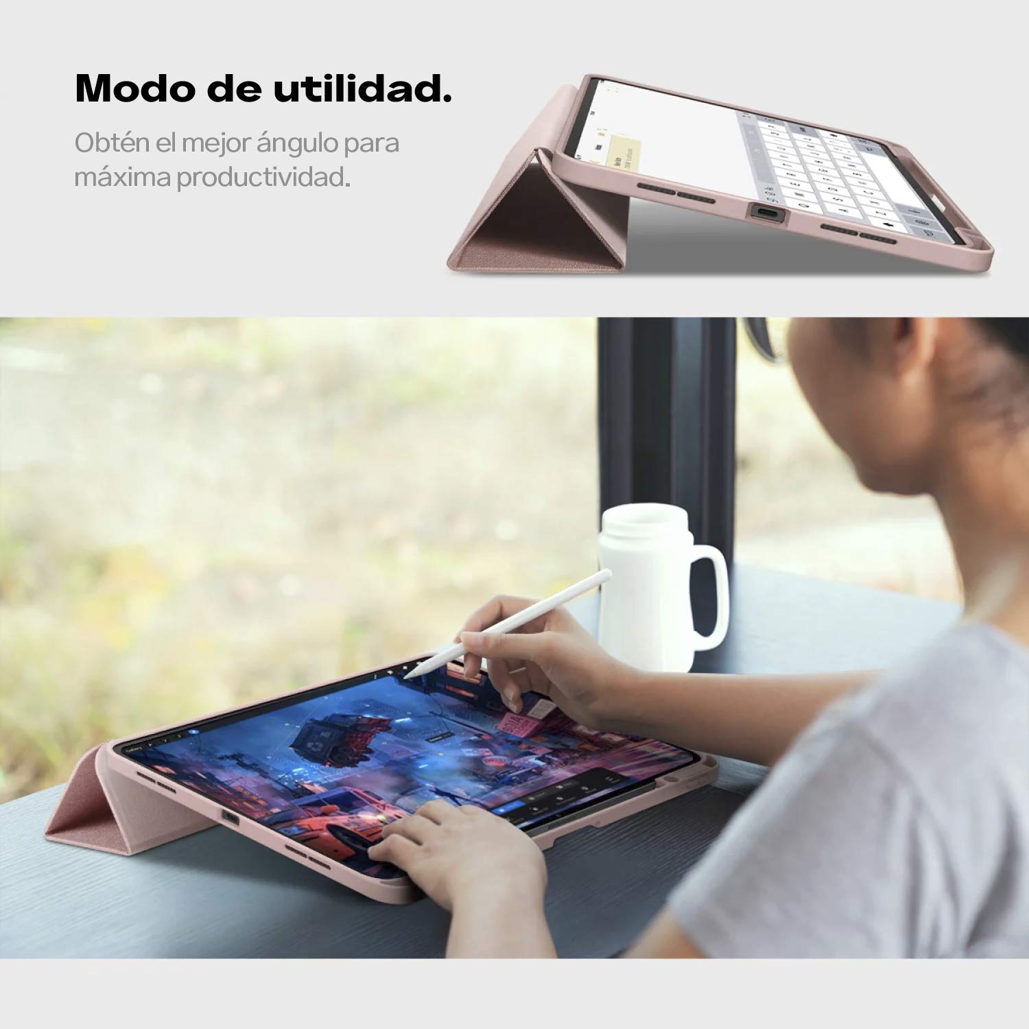 Case Spigen Urban Fit Smart iPad Pro 13" M4 (2024)