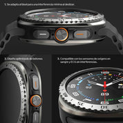 Case Ringke Bezel Styling + Protector de Pantalla Vidrio Galaxy Watch Ultra (47mm)