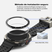 Case Ringke Bezel Styling Premium + Protector de Pantalla Vidrio Galaxy Watch Ultra (47mm)