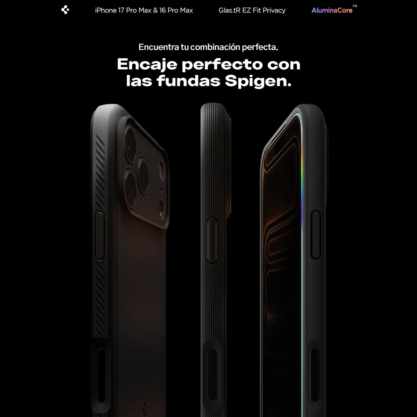 Spigen EZ FIT GLAS.tR Privacy iPhone 17 Pro Max / iPhone 16 Pro Max (2 UND)